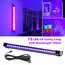 Black Light UV T5 T8 Tube 5V 6W Ultraviolet Lamp Bulb 395nm Blacklight Bar for Money Detector Halloween Party Disco Decor