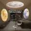 USB Projector Light Halloween Moon Lamp Christmas Holiday Night Light Rotatable Scenes Projector for Wall Ceiling Decor Lighting