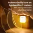 1-4 Pack Motion Sensor LED Night Light Rechargeable Stick-on Magnet Night Lamp for Bedroom Stairs Cabinet Hallway Kitchen Lights