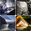 1-10pcs COB LED Flashlight Magnetic Work Light USB Rechargeable Torch Portable Lantern Inspection Light Camping Car Repair Lamp