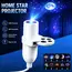 Mini USB Galaxy Star Projector Light 360° Adjustable Night Light Atmosphere Lights For Bedroom Romantic Night Birthday Party Use