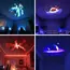 Mini USB Galaxy Star Projector Light 360° Adjustable Night Light Atmosphere Lights For Bedroom Romantic Night Birthday Party Use