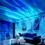 LED Aurora Projector LED Galaxy Night Light USB RGB 7 Modes 360° Rotating Night Sky Light with Remote for Home Theater Room Deco