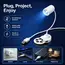 Mini USB Galaxy Star Projector Light 360° Adjustable Night Light Atmosphere Lights For Bedroom Romantic Night Birthday Party Use
