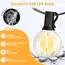 7.6-30 Meter G40 Garland String Lights LED Waterproof and Shatterproof Globe Bulb Outdoor Patio String Lights for Christmas Deco