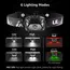 6 Modes Usb Rechargeable Headlamp IPX4 Waterproof Headlight Flashlights LED Head Lamp With Red Green Light For Outdoor Fishing