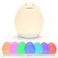 7 Color Changing Night Light RGB Remote Control Touch Dimmable Lamp Portable Table Bedside Lamps USB Rechargeable Night Lamp