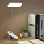Clip-On Desk Lamp Portable LED Desk Lamp Desktop Book Lamp Timed Stepless Dimming 1200 Mah Eye Protection Reading Study Lamp