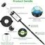 2/4/6Pcs Retro Solar Pathway Warm Lights Outdoor Waterproof Garden Incandescent Bulb for Walkway Yard Backyard Landscape Decor
