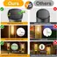 2/4/6Pcs Retro Solar Pathway Warm Lights Outdoor Waterproof Garden Incandescent Bulb for Walkway Yard Backyard Landscape Decor