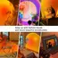 1PC Sunset Light Projection Light With Remote Control 16-Color Night Light RGB Color Changing LED Light Bedroom Photography Prop