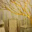 2 M 20 Light Always on Battery Box Willow Curtain Lamp Decorative Light String Imitation Leaf Wrought Iron Basket Copper Wire