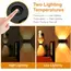 Solar Wall Lamp Outdoor Solar LED Light Waterproof Up And Down Luminous Lighting Balcony Yard Garden Decoration Lights