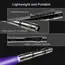 395nm UV Flashlight Ultraviolet Torch With Pen Clip Portable Violet Light Pet Urine Scorpion Detector UV Lamp Use AAA Batteries