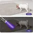 395nm UV Flashlight Ultraviolet Torch With Pen Clip Portable Violet Light Pet Urine Scorpion Detector UV Lamp Use AAA Batteries