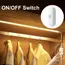 5V COB LED Strip Light Self-adhesive USB Flexible LED Tape with Switch High Density Linear Lighting for Kitchen Cabinet Bedroom