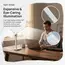 Dual Head LED Desk Lamp, Foldable Dimmable Reading Light with USB Rechargeable Battery, Night Light for Bedroom, Dorm, Study