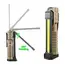 Portable Fold LED Flashlight Strong Magnet COB Working Light Type C Rechargeable Emergency Floodlight Outdoor Camping Lantern