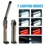 Portable Fold LED Flashlight Strong Magnet COB Working Light Type C Rechargeable Emergency Floodlight Outdoor Camping Lantern