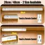 Eye-care Desk Lamp LED Light Bar 48/28cm Rechargeable Wirless Table Reading Lamp USB Night Light For Bedside Kitchen Cabinet