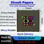 P3.91 series Circuit Paper，Double-sided solder pads, fully covered with large holes ,Used for repairing damaged PCB pads