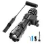 2000LM USB-C Rechargeable LED Flashlight Zoomable Beam Waterproof Outdoor Light with Mount Strobe Mode for Camping Cycling Emergency