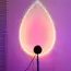 1pc 16 Color LED Sunset Projection Light, Remote Control, USB Power Supply, Bedroom, Party, Decorative Night Light