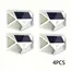 1PC Solar Light Outdoor 100 LED Wall Lamp PIR Motion Sensor Lamp Waterproof Stairs Lights for Courtyard Garden Street Decoration