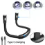 LED Neck Hanging Reading Light USB Rechargeable / AAA Eye Protection Book Light for Night Reading Running Knitting Maintenance