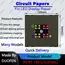 P3.91 series Circuit Paper，Double-sided solder pads, fully covered with large holes ,Used for repairing damaged PCB pads