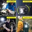 LiitoKala LF-786 Work Lights+26650 5000mAh Battery Rechargeable 2700-8000K Temperature Sensitive Magnetic Work Light 360° Rotata