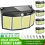 576 LED Outdoor Solar Power Lights Motion Sensor 3 Modes Waterproof Security Flood Lights for Outside Pathway Garden Garage Lamp