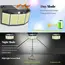 576 LED Outdoor Solar Power Lights Motion Sensor 3 Modes Waterproof Security Flood Lights for Outside Pathway Garden Garage Lamp