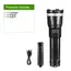 850000000LM Most Powerful LED Flashlights Ultra Bright Long Range 5000M Torch Light Zoomable Portable Lamp With Bracket Light