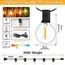 Outdoor LED Waterproof G40 String Light EU Plug Shatterproof Light Bulb Garden Fairy String Lights for Patio Festoon Party Decor