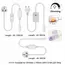 220V 230V COB LED Strip EU/UK Power Plug Switch/Dimmer for 10MM Width 288 LEDs/m COB LED Strip Light 50-100CM Accessories Plug