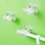 Self Adhesive Curtain Rod Holder, Adjustable Rod Bracket, Curtain Hook, No Drill and Nail Free Rod Hanger Wall Mount Hooks