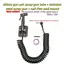 3-Piece Bathroom Flushing Set, Stainless Steel Handheld Cleaning Spray Gun, 2M, 3M, 5M Extension Pipes, and Wall Mounted Base