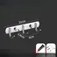 Stainless Steel Hook Hooks Toilet Clothes Hook Kitchen Supplies Hanger Punch-free Hook Rack