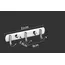 Stainless Steel Hook Hooks Toilet Clothes Hook Kitchen Supplies Hanger Punch-free Hook Rack