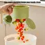 Self Cleaning Kitchen Sink Strainer Basket Press Automatic Dumping Waste Catcher Faucet Hanging Draining Basket Trash Filter