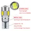 2Pcs T10 LED Auto Interior Xenon White Blue Pink CANBUS 5630 6SMD 12V Aluminum Side Marker Parking Lighting Cob Turn Signal Bulb
