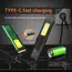 Mini Portable Rechargeable LED Torch Light, Waterproof Outdoor Work Pocket Flashlight with Magnetic Grip, Compact LED Flashlight