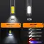 Mini Portable Rechargeable LED Torch Light, Waterproof Outdoor Work Pocket Flashlight with Magnetic Grip, Compact LED Flashlight