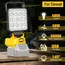 3/4/5/8-inch For Dewalt Work Light 18V Lithium Battery Wireless LED Lights Compatible DCB204 DCB206 Portable Outdoor Flashlight