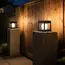 Solar Post Light Outdoor Post Caps Lights Solar Fence Post Lamp Pillar Lamps Waterproof for Wooden Posts Patio Camping Dec