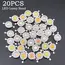 20 pcs High Power LED Chip Lamp Bulb 2.1V-3.6V 110-120LM Bead Line Emitter Diode SMD IC LED Lamp DIY Led Light Home Decoration