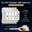 GEYA Din Rail Indicator Light 230V LED Signal Lamp Dual Pilot Lights Modular Indicator  Red Green Yellow Led Signal Light
