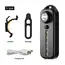New Rechargeable Shoulder Worklight LED Red Blue Flashlight Vest with Clamp USB Charging Lantern Flashlight Running Outdoor