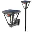 1/4 Pcs Solar Motion Sensor Light Outdoor Waterproof Lighting Dual Purpose Lawn Lamp and Wall Sconce for Garden or Porch